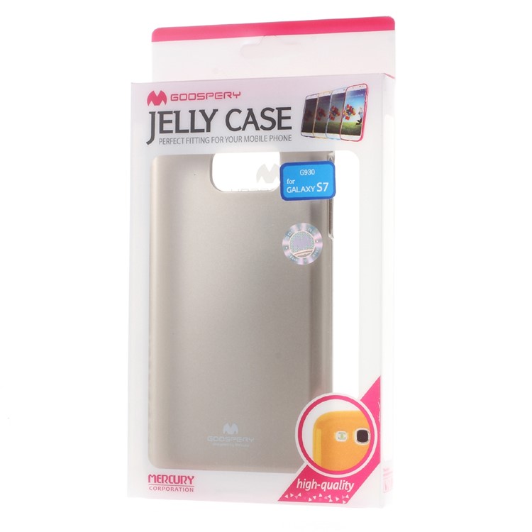 MERCURY GOOSPERY Flash Powder TPU Case for Samsung Galaxy S7 - Champagne-6