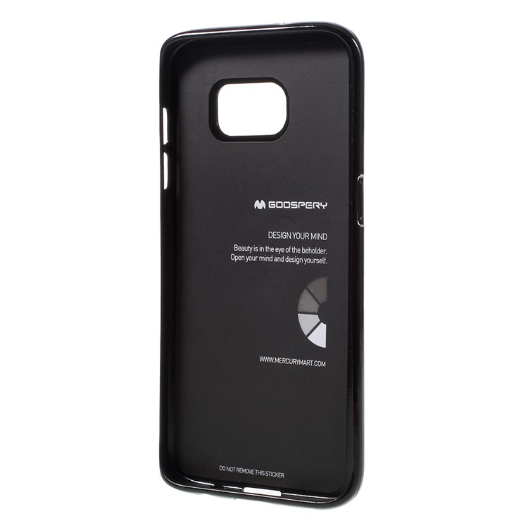MERCURY GOOSPERY Flash Powder TPU Case for Samsung Galaxy S7 edge - Black-2