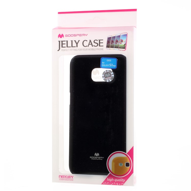 MERCURY GOOSPERY Flash Powder TPU Case for Samsung Galaxy S7 edge - Black-6