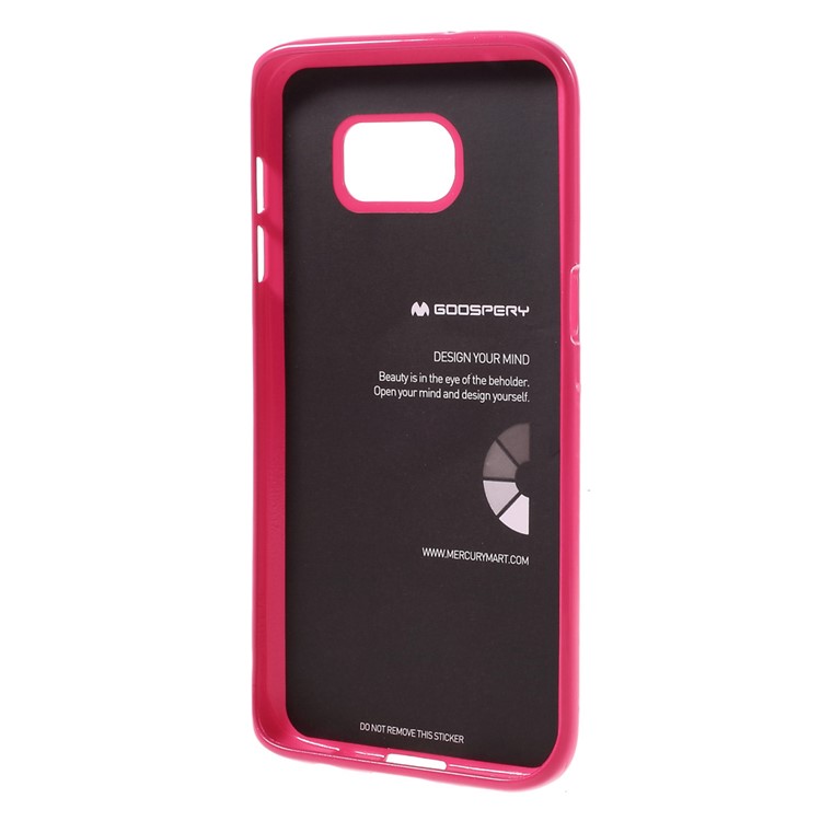 MERCURY GOOSPERY Flash Powder TPU Back Case for Samsung Galaxy S7 edge - Rose-2