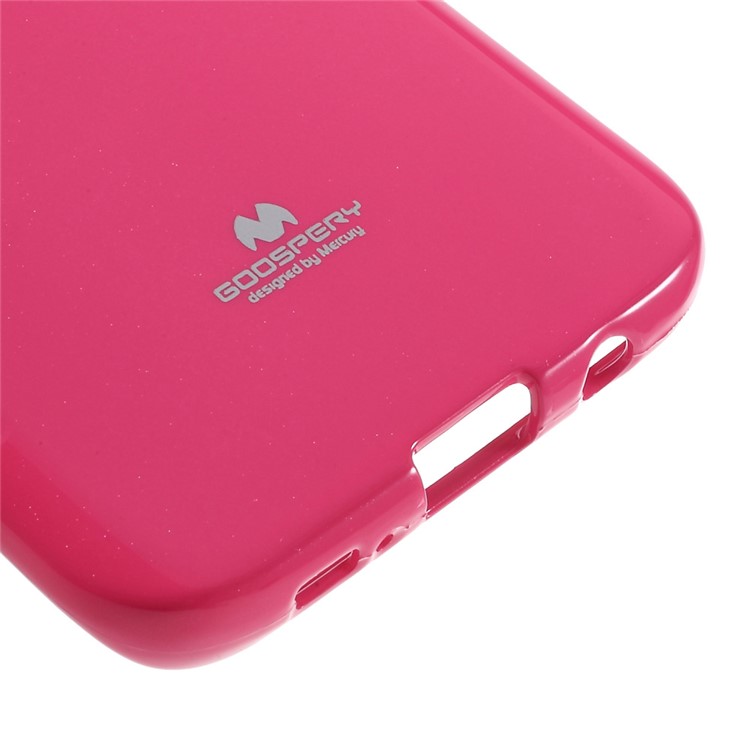 MERCURY GOOSPERY Flash Powder TPU Back Case for Samsung Galaxy S7 edge - Rose-5