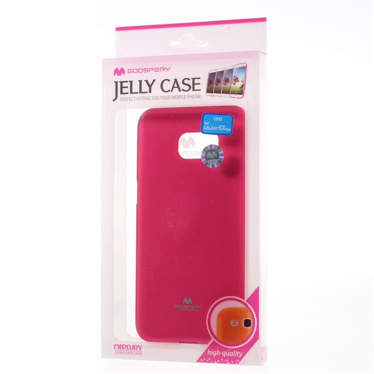MERCURY GOOSPERY Flash Powder TPU Back Case for Samsung Galaxy S7 edge - Rose-6