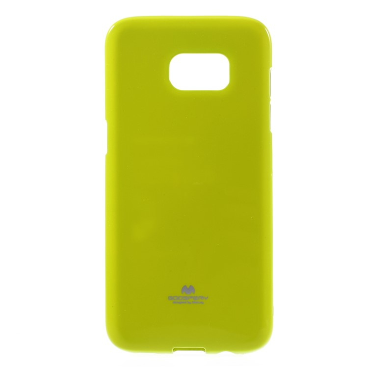 MERCURY GOOSPERY Flash Powder TPU Cover Case for Samsung Galaxy S7 edge - Green-1