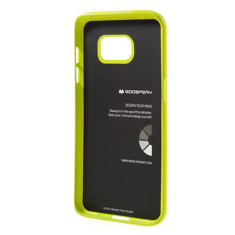 MERCURY GOOSPERY Flash Powder TPU Cover Case for Samsung Galaxy S7 edge - Green-2