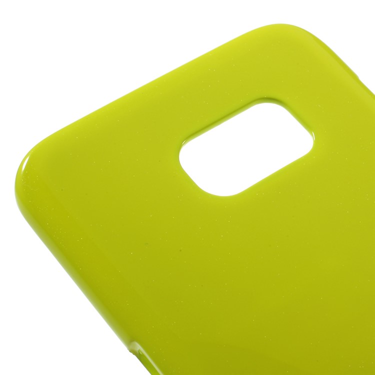 MERCURY GOOSPERY Flash Powder TPU Cover Case for Samsung Galaxy S7 edge - Green-4