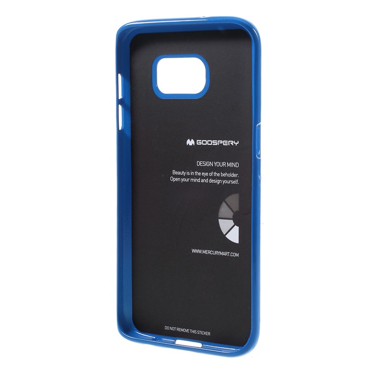 MERCURY GOOSPERY Flash Powder TPU Case for Samsung Galaxy S7 edge - Dark Blue-2