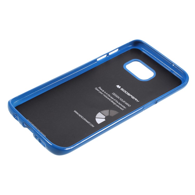 MERCURY GOOSPERY Flash Powder TPU Case for Samsung Galaxy S7 edge - Dark Blue-3