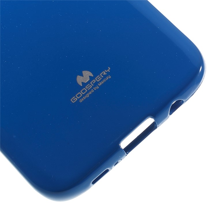 MERCURY GOOSPERY Flash Powder TPU Case for Samsung Galaxy S7 edge - Dark Blue-5