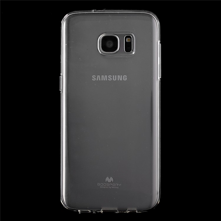 MERCURY GOOSPERY Glossy TPU Cover for Samsung Galaxy S7 edge G935 - Transparent-2