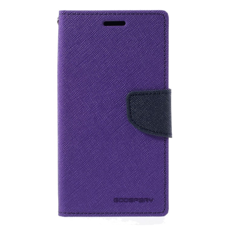 Étui En Cuir Goospery Mercury Pour Samsung Galaxy S7, Portefeuille De Portefeuille De Portefeuille De Portefeuille - Mauve-3