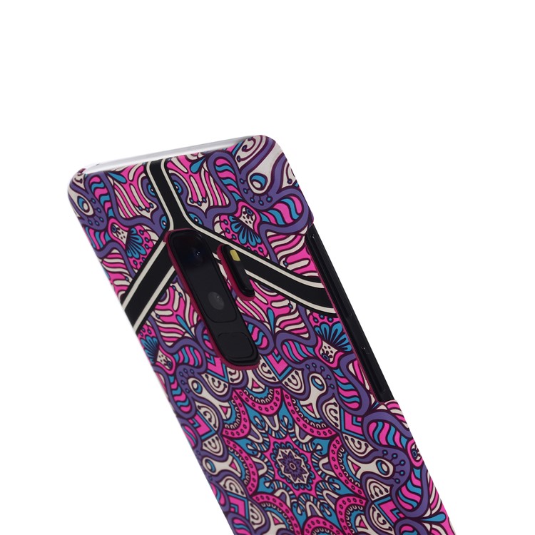 Ethnic Style Embossment Luminous Matte TPU Phone Case for Samsung Galaxy S9+ SM-G965 - Style 1-4