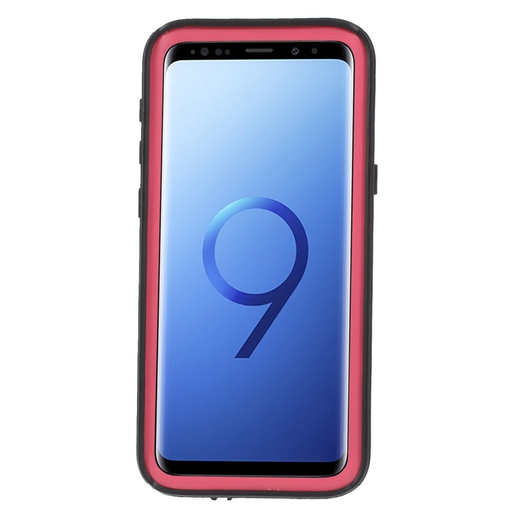 REDPEPPER Dustproof Snowproof Waterproof TPU + PC Shell with Kickstand for Samsung Galaxy S9 SM-G960 - Rose-3