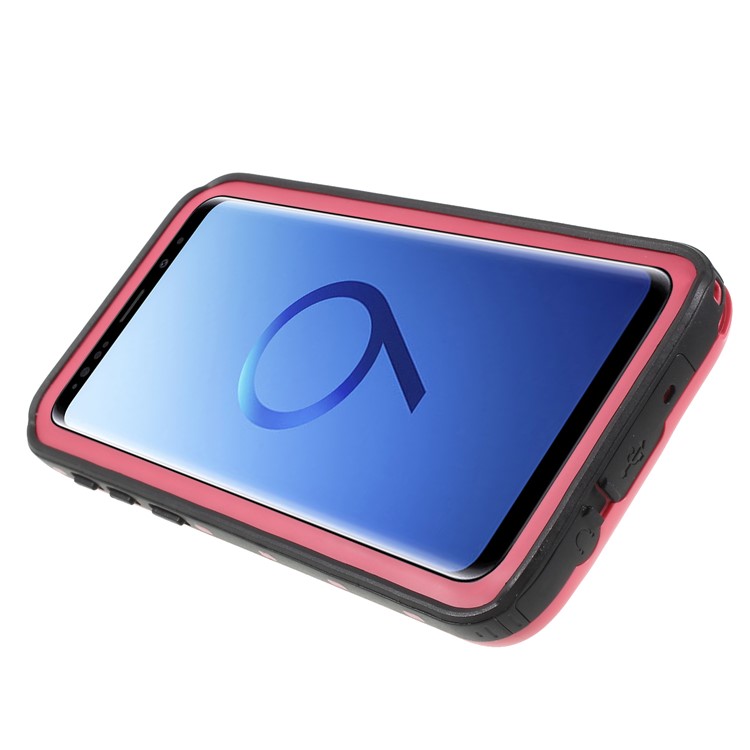 REDPEPPER Dustproof Snowproof Waterproof TPU + PC Shell with Kickstand for Samsung Galaxy S9 SM-G960 - Rose-5