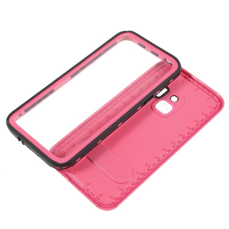 REDPEPPER Dustproof Snowproof Waterproof TPU + PC Shell with Kickstand for Samsung Galaxy S9 SM-G960 - Rose-7