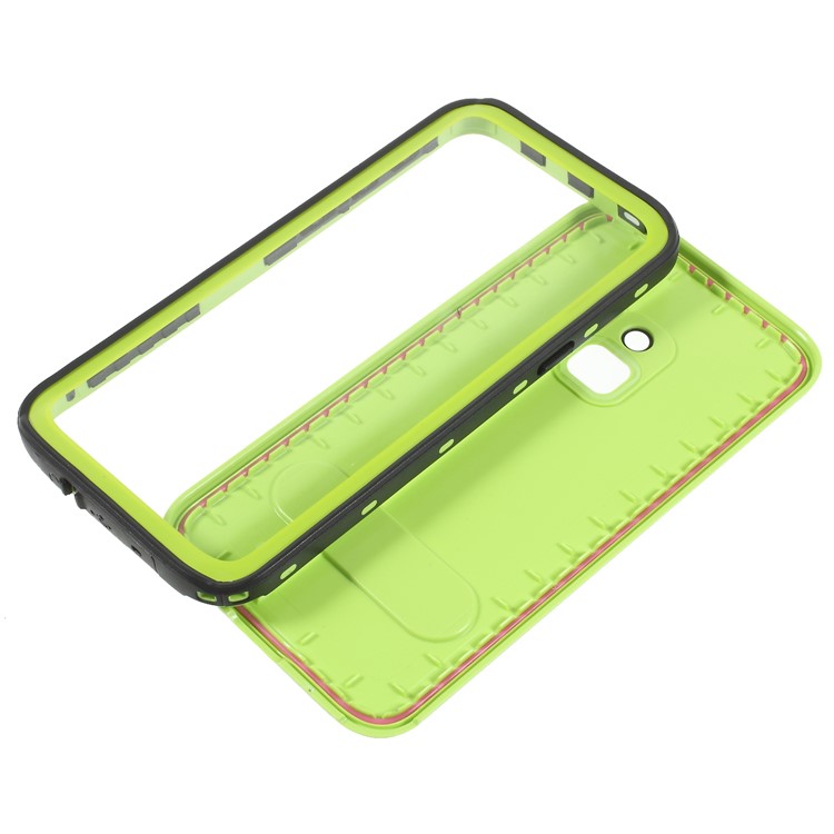 REDPEPPER Dustproof Snowproof Waterproof TPU + PC Casing with Kickstand for Samsung Galaxy S9 SM-G960 - Green-7