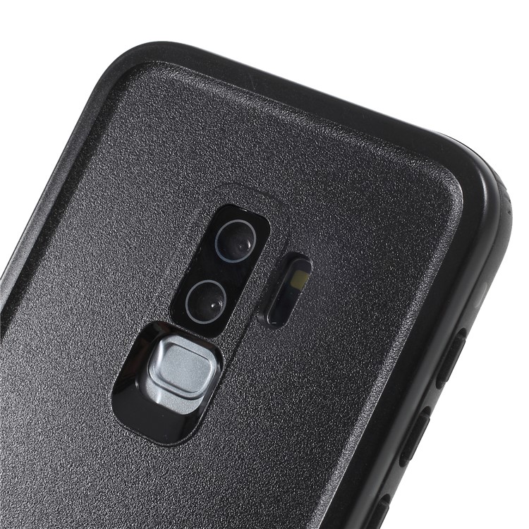 REDPEPPER Dustproof Snowproof Waterproof TPU + PC Cover with Kickstand for Samsung Galaxy S9+ SM-G965 - Black-6