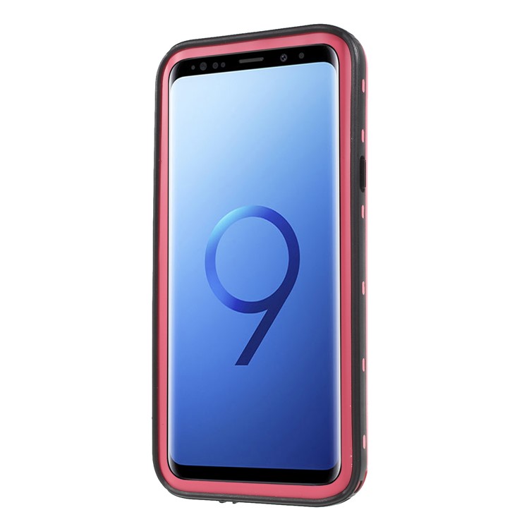 REDPEPPER Dustproof Snowproof Waterproof TPU + Plastic Case with Kickstand for Samsung Galaxy S9 Plus SM-G965 - Rose-2