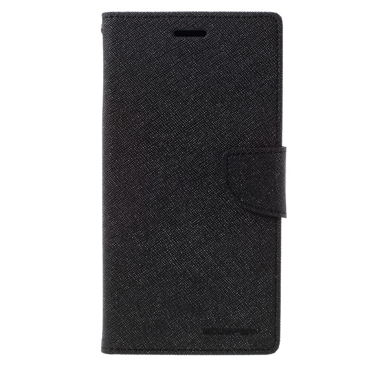MERCURY GOOSPERY Leather Wallet Case for Samsung Galaxy A9 (2016) - Black-3
