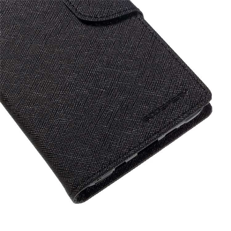 MERCURY GOOSPERY Leather Wallet Case for Samsung Galaxy A9 (2016) - Black-7