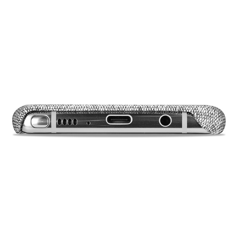 XOOMZ Cloth Coated PC Mobile Phone Cover Shell for Samsung Galaxy Note 8 SM-N950 - Grey-7