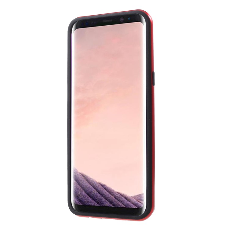 MERCURY GOOSPERY Detachable Acrylic + TPU + PC Hybrid Shell for Samsung Galaxy S8 SM-G950 - Red-2