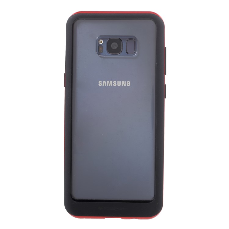 MERCURY GOOSPERY Detachable Acrylic + TPU + PC Hybrid Shell for Samsung Galaxy S8 SM-G950 - Red-3