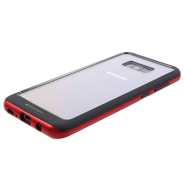 MERCURY GOOSPERY Detachable Acrylic + TPU + PC Hybrid Shell for Samsung Galaxy S8 SM-G950 - Red-4