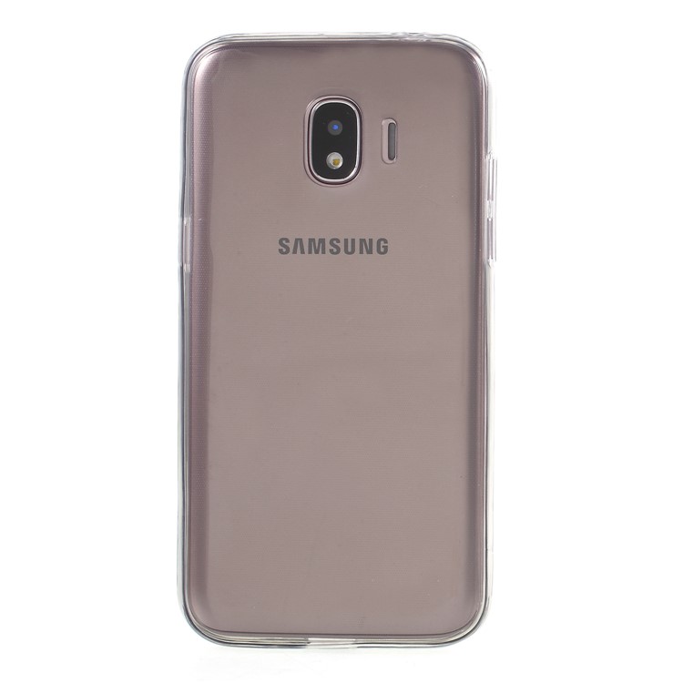 2-in-1 Touchable TPU Case (Front + Back) for Samsung Galaxy J2 Pro 2018 - Grey-2