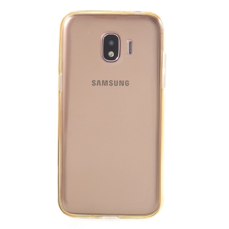 2-in-1 Touchable TPU Phone Casing (Front + Back) for Samsung Galaxy J2 Pro 2018 - Gold-4