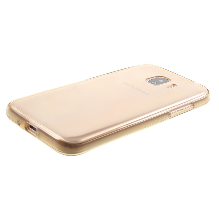 2-in-1 Touchable TPU Phone Casing (Front + Back) for Samsung Galaxy J2 Pro 2018 - Gold-5