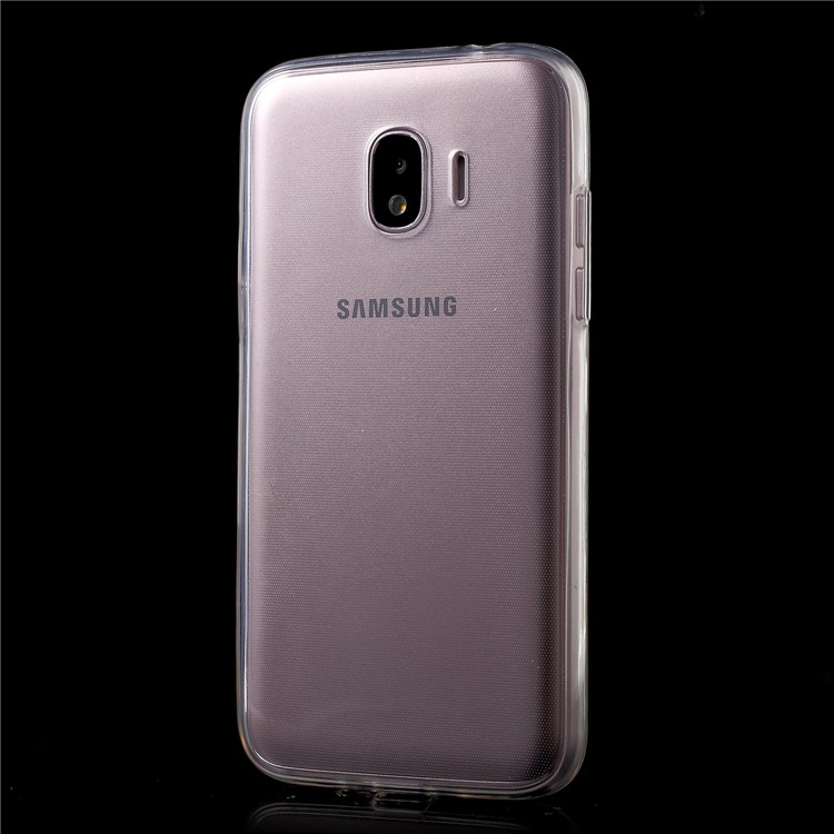 2-in-1 Touchable TPU Protective Shell (Front + Back) for Samsung Galaxy J2 Pro 2018 - Transparent-3