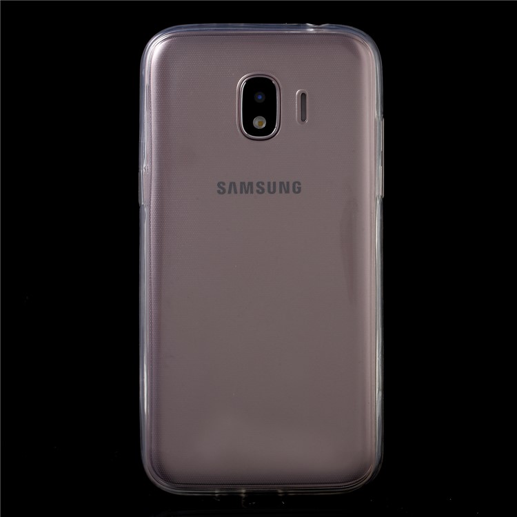 2-in-1 Touchable TPU Protective Shell (Front + Back) for Samsung Galaxy J2 Pro 2018 - Transparent-4