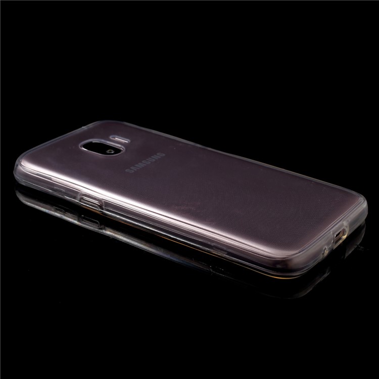 2-in-1 Touchable TPU Protective Shell (Front + Back) for Samsung Galaxy J2 Pro 2018 - Transparent-5