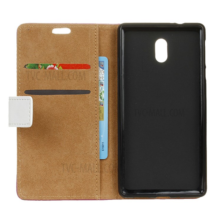 For Samsung Galaxy J4 (2018) Pattern Printing Wallet Leather Stand Cover - Flowers and Leaves-10