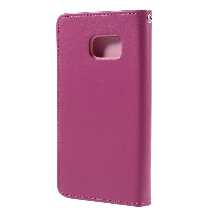 MERCURY GOOSPERY Rich Diary Leather Cover for Samsung Galaxy S7 - Rose-2