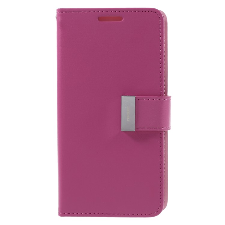 MERCURY GOOSPERY Rich Diary Leather Cover for Samsung Galaxy S7 - Rose-3