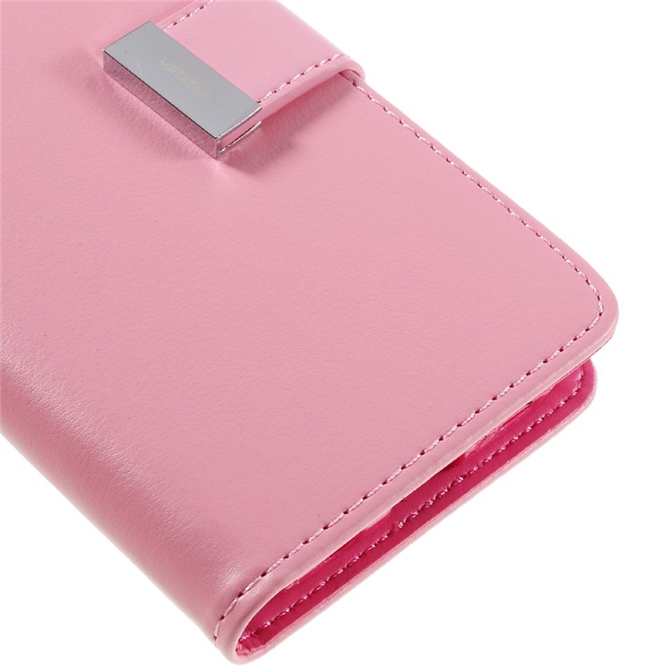 MERCURY GOOSPERY Rich Diary Leather Case for Samsung Galaxy S7 - Pink-8