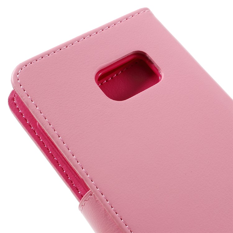 MERCURY GOOSPERY Rich Diary Leather Case for Samsung Galaxy S7 - Pink-9