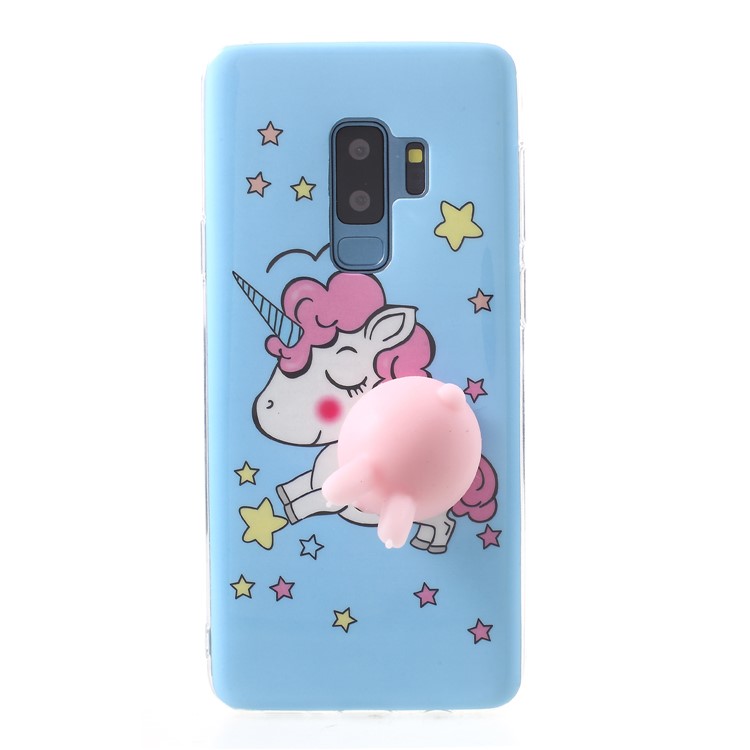 

Squishy 3D Animal TPU Phone Cover for Samsung Galaxy S9 Plus SM-G965 - Unicorn