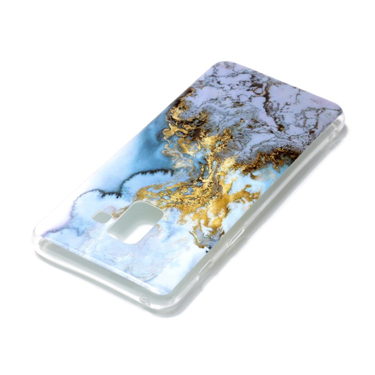 IMD Patterned TPU Back Cover for Samsung Galaxy A8 (2018) - Lava Pattern-3