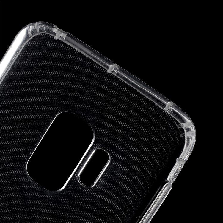 50PCS/Pack Drop-proof Clear TPU Mobile Phone Case Cover Shell for Samsung Galaxy S9 G960-3