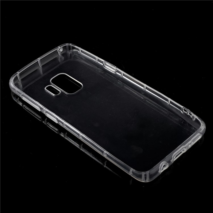 50PCS/Pack Drop-proof Clear TPU Mobile Phone Case Cover Shell for Samsung Galaxy S9 G960-4