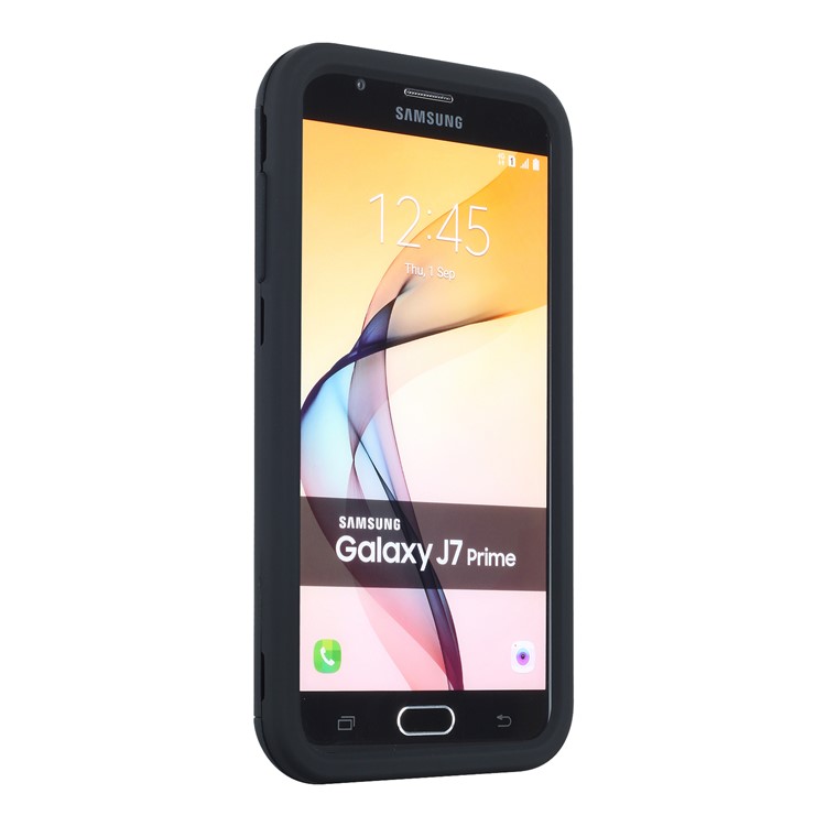 Detachable Shockproof PC + TPU Hybrid Case for Samsung Galaxy J7 Pro (2017) / J7 (2017) EU Version - Black-4