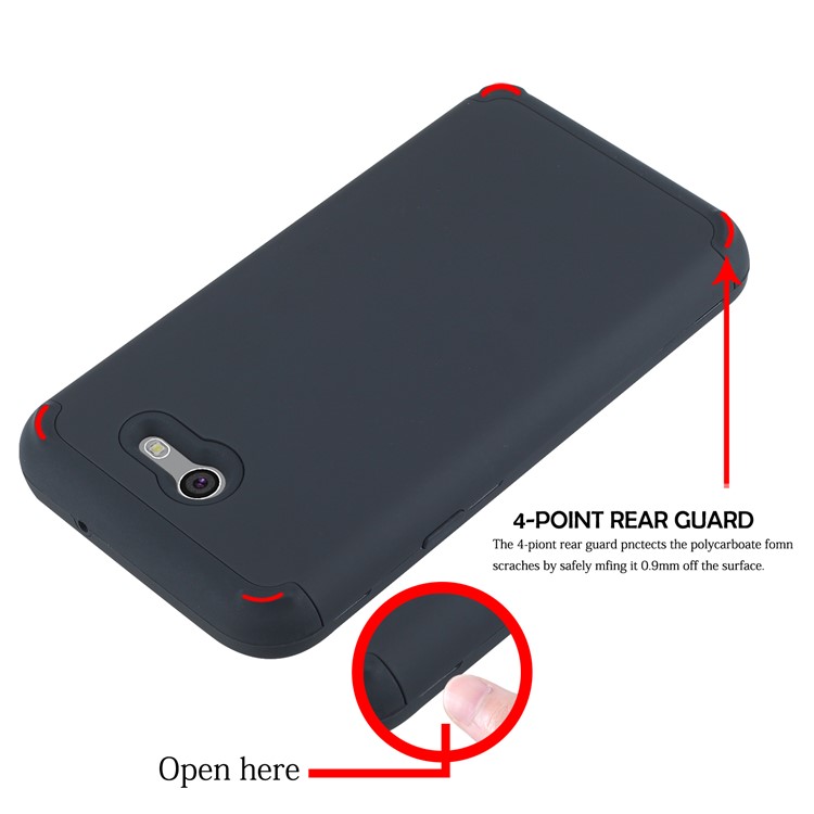 Detachable Shockproof PC + TPU Hybrid Case for Samsung Galaxy J7 Pro (2017) / J7 (2017) EU Version - Black-5