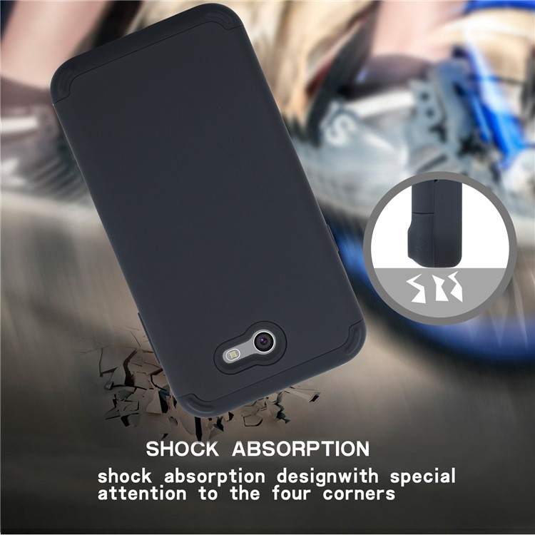 Detachable Shockproof PC + TPU Hybrid Case for Samsung Galaxy J7 Pro (2017) / J7 (2017) EU Version - Black-8