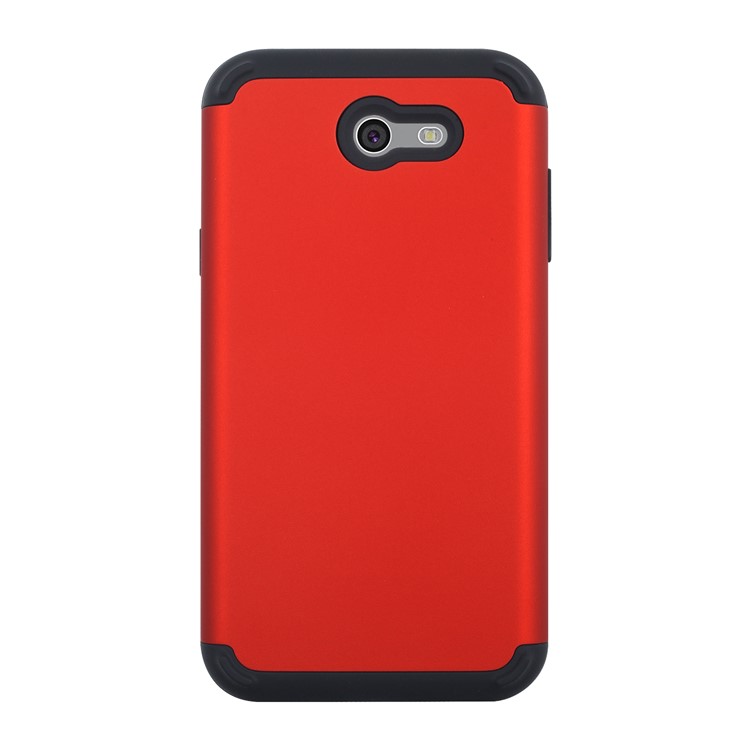 Detachable Shockproof PC + TPU Hybrid Shell Case for Samsung Galaxy J7 Pro (2017) / J7 (2017) EU Version - Red-1