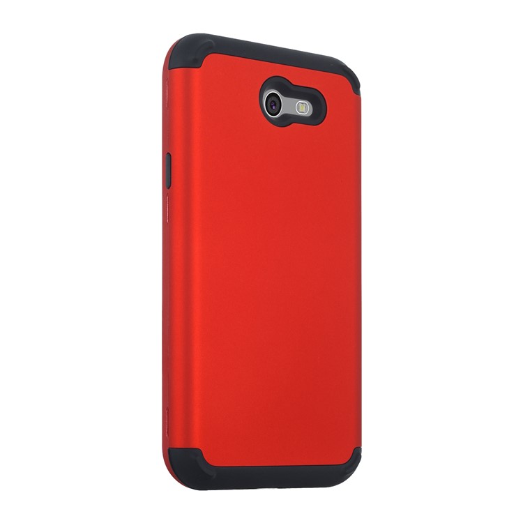 Detachable Shockproof PC + TPU Hybrid Shell Case for Samsung Galaxy J7 Pro (2017) / J7 (2017) EU Version - Red-3
