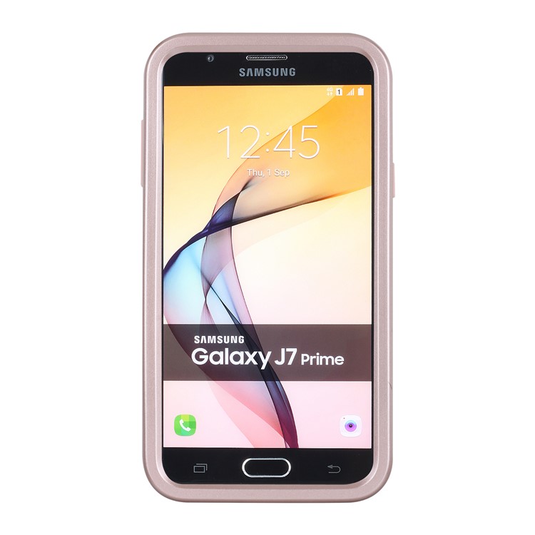 Detachable Shockproof PC + TPU Combo Case for Samsung Galaxy J7 Pro (2017) / J7 (2017) EU Version - Rose Gold-2