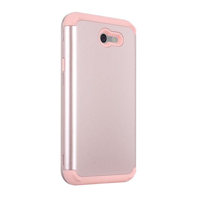 Detachable Shockproof PC + TPU Combo Case for Samsung Galaxy J7 Pro (2017) / J7 (2017) EU Version - Rose Gold-3