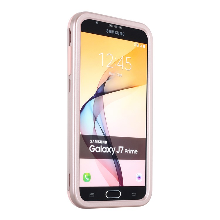 Detachable Shockproof PC + TPU Combo Case for Samsung Galaxy J7 Pro (2017) / J7 (2017) EU Version - Rose Gold-4